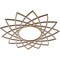 Ekena Millwork Eleanor Wood Fretwork Pierced Ceiling Medallion, Hickory, 16"OD x 6 1/8"ID x 1/4"T CMWP16X16X0250EAHI - alternate 4